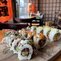 Highly recommend Irezumi Art Inside-out (on the left). Menu includes a lot of options to choose from.  at Secret Garden in Berlin