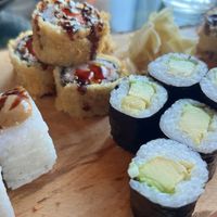 Die crunchy Rollen waren am besten!  at Secret Garden in Berlin