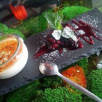 Créme brulee at Secret Garden in Berlin