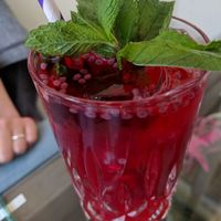 passionfruit drink at Secret Garden in Berlin