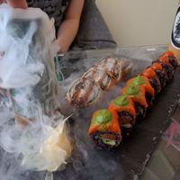 sushi rolls at Secret Garden in Berlin