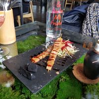Yakitori  at Secret Garden in Berlin
