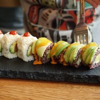 Sushi as a main at Secret Garden in Berlin