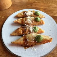 Classic dumplings (gyoza) at Secret Garden in Berlin