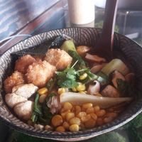 Pure Stille vegetable broth at Secret Garden in Berlin