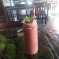 Forest fruits smoothie at Secret Garden in Berlin