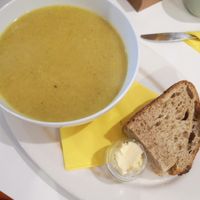 Curried cauliflower soup 😻😻 at Outside The Box Cafe in Ilkley