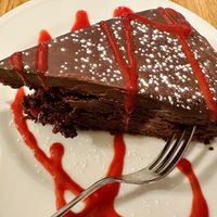 Vegan chocolate cake  #Veganuary at Vivi Bistrot - Navona in Rome