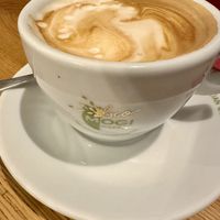 Soy milk cappuccino  #Veganuary at Vivi Bistrot - Navona in Rome