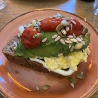 Avocado bruschetta con uovo strapazzato   at Vivi Bistrot - Navona in Rome