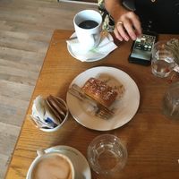 Great coffee and vegan cake! 🌱  at Vivi Bistrot - Navona in Rome