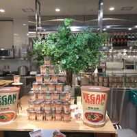 Vegan noodles from T's TanTan at nu dish Deli & Cafe in Tokyo