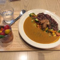 Curry (Japanese style) at nu dish Deli & Cafe in Tokyo