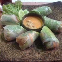 Spring rolls at Chamkar - The Passage in Siem Reap