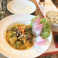 Entree curry dish  at Chamkar - The Passage in Siem Reap