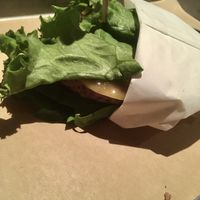 Vegan impossible on lettuce wrap at Hopdoddy Burger Bar in Nashville