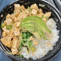 Cali tofu poke   at Zeke's Beans & Bowls in Norfolk