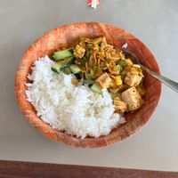 Southwestern bowl with tofu  at Zeke's Beans & Bowls in Norfolk