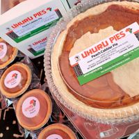 Peach pies at Uhuru Foods & Pies in Oakland