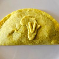 Vegan Jerk chicken pie at Uhuru Foods & Pies in Oakland