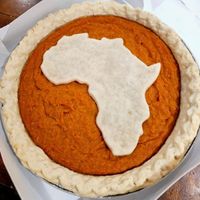 Vegan Sweet Potato Pie at Uhuru Foods & Pies in Oakland