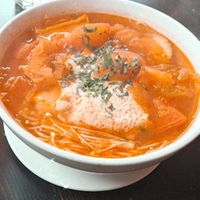 Tomato soup at King's Vegetarian in Bella Vista