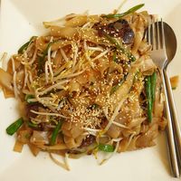 Dry Stirfry Rice Noodles w/Soy Beef $17.90 at King's Vegetarian in Bella Vista