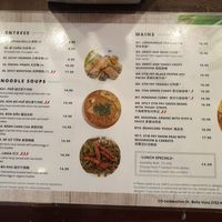 Menu August 2023 at King's Vegetarian in Bella Vista