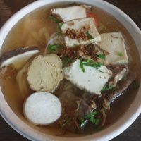 Pho $15.90 - ok, doesn't have star anise flavour, and the hoisin sauce I had to ask for was a strange grey/brown colour at King's Vegetarian in Bella Vista