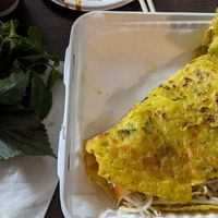 Banh xeo $19.50 - ok, too much beansprouts at King's Vegetarian in Bella Vista
