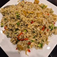 Green curry fried rice $19.50: delicious!! at King's Vegetarian in Bella Vista