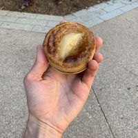 Vegan pear cake at Le Petit Colibri in Lyon