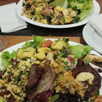Muy rico, variado y varias opciones veganas at Mercado São Jorge in Florianopolis