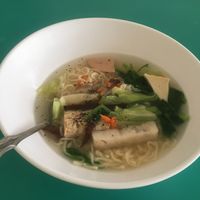 Clean fresh soup. Tasty and economical.  at Gǔ Mì Shū Shí in Tainan