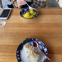 Mochi Eis + Chuoi Hap (Banana Dessert) at An Vegan House  in Hamburg