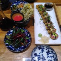 They have vegan Sushi, too (and it's yummy!) at An Vegan House  in Hamburg