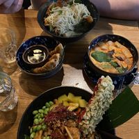 Noodles, tofu, coconut milk, crunchiness, colours… what more can you ask for?  at An Vegan House  in Hamburg