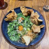 Wantan-Soup  at An Vegan House  in Hamburg