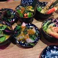 Tapas style: You can try different dishes and share. at An Vegan House  in Hamburg