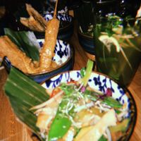 The tofu sticks with peanut saté taste like heaven!!  at An Vegan House  in Hamburg