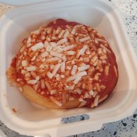 Pizza roll -- SO GOOD at Cinnaholic in Seattle