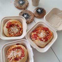 Pizza rolls at Cinnaholic in Seattle