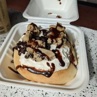 Cookie Monster at Cinnaholic in Seattle