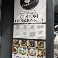 Lots of all vegan options at Cinnaholic in Seattle
