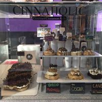 You can see some of their wonderful offerings in this photo.  at Cinnaholic in Seattle