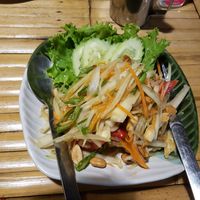 Papaya Salad at Vegan Phangan in Koh Phangan