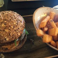Bulgur Burger at Peter Pane - Friedrichstr in Berlin
