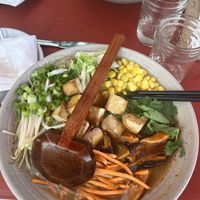 farmers market broth ramen  at Kokeshi in Salem