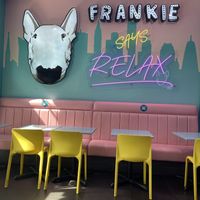 Seating area  at Frankie's Toasties in Manchester