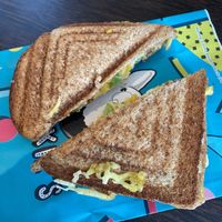 Vegan Supreme toasty  at Frankie's Toasties in Manchester